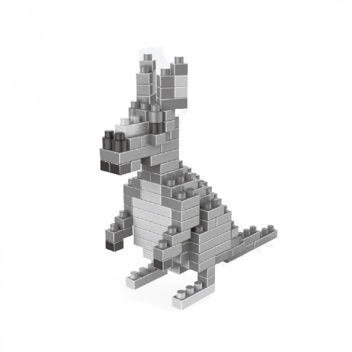 Kangourou Modèle En Plastique Particule De Diamant Building Block Lego Assemblé Jouets SH67241555-34