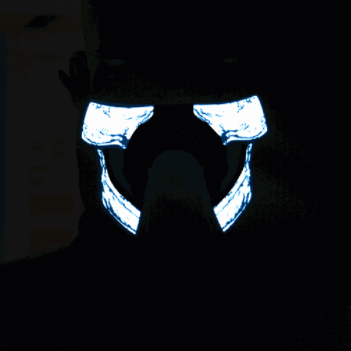 Masque FG-MA-023 Halloween avec commande vocale, masque de cosplay avec contrôle de la lumière froide et froide SH4386267-311