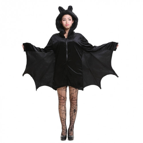 Costume Halloween Enfants et femmes chauve-souris, vêtements de vampire, scène, spectacle, cosplay, vêtements, taille: XL, buste: 98 cm, vêtements longs: 76 cm, hauteur suggérée: 160-168 cm SH62331893-38