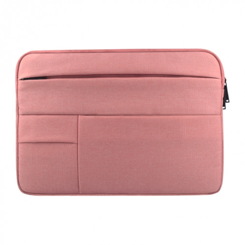 Universel poches multiples portable Oxford chiffon doux portable sac de tablette portable, pour 12 pouces et ci-dessous Macbook, Samsung, Lenovo, Sony, DELL Alienware, CHUWI, ASUS, HP (rose) SU590F973-312