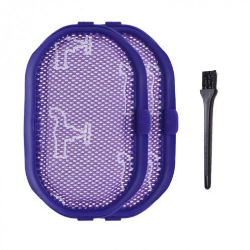 XD938 Crépine 3 en 1 x 2 + brosse de nettoyage pour accessoires d'aspirateur Dyson DC30 / DC31 / DC44 / DC56 SH78141292-34