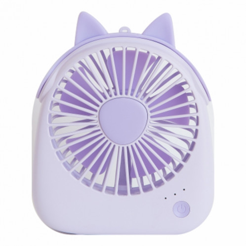 WT-F14 Mini ventilateur portatif en forme de cochon de 1200 mAh avec contrôle de 3 vitesses (violet) SH592P1380-314