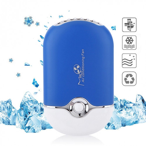 Portable Mini USB Chargeur Air Conditioner Réfrigérant Portable Petit Ventilateur (Bleu) SH889L1643-37