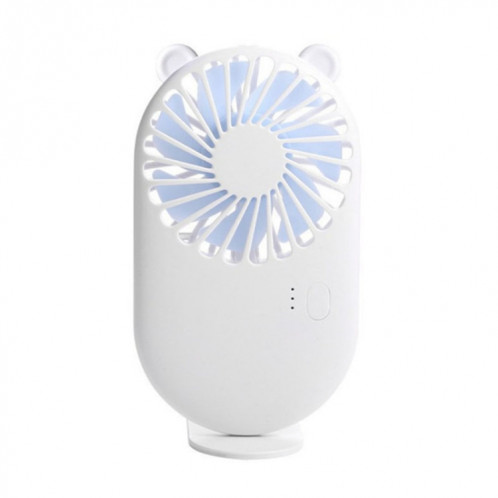 Mini ventilateur de poche portable à chargement USB avec contrôle à 3 vitesses (blanc perle) SH98PW1663-38