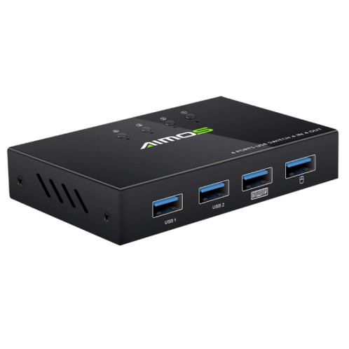AIMOS AM-KM404K USB2.0 Sélecteur 4 entrées 4 sorties SH02001623-311