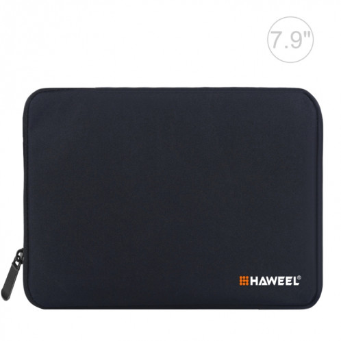 HAWEEL 7.9 pouces étui à douille Zipper porte-documents sac de transport, pour iPad mini 4 / iPad mini 3 / iPad mini 2 / iPad mini, Galaxy, Lenovo, Sony, Xiaomi, Huawei 7,9 pouces comprimés (noir) SH807B1424-311