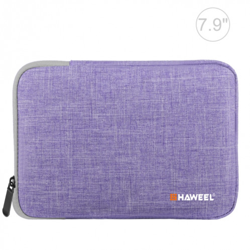 HAWEEL 7.9 pouces étui à manches Zipper porte-documents sac de transport, pour iPad mini 4 / iPad mini 3 / iPad mini 2 / iPad mini, Galaxy, Lenovo, Sony, Xiaomi, Huawei 7,9 pouces comprimés (violet) SH807P371-311