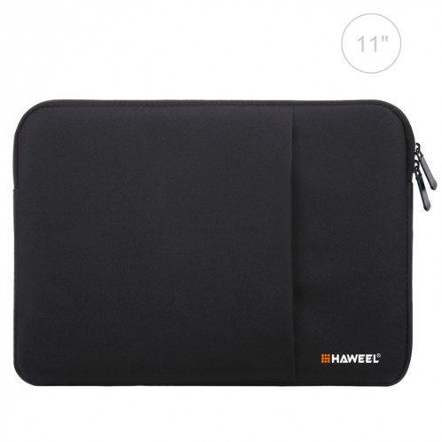 HAWEEL 11 pouces étui à douille Zipper porte-documents sac de transport, pour Macbook, Samsung, Lenovo, Sony, Dell Alienware, CHUWI, ASUS, HP, 11 pouces et ci-dessous Ordinateurs portables / tablettes (Noir) SH811B1560-312