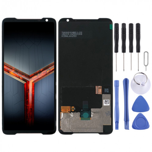 Écran LCD matériel AMOLED et numériseur assemblage complet pour Asus ROG Phone II ZS660KL (noir) SH013B1558-35