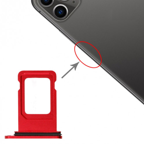 Plateau de la carte SIM pour iPhone 11 (rouge) SH017R1543-34