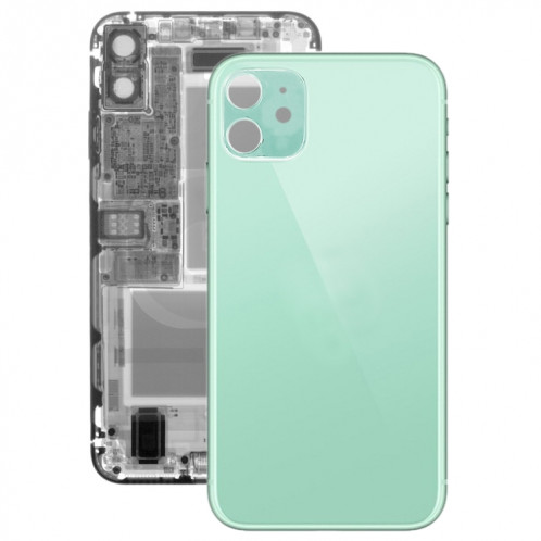 Cache arrière de la batterie en verre pour iPhone 11 (vert) SH21GL1272-34
