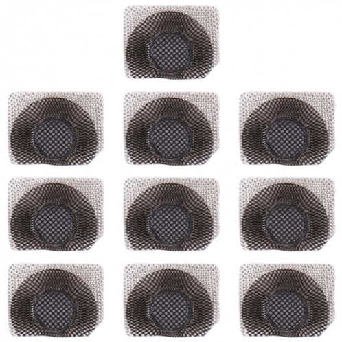 10 PCS Microphone / lampe de poche maille anti-poussière pour iPhone 11 Pro Max / 11 Pro / 11 (noir) SH065B1753-34