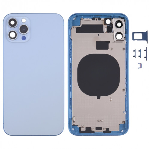 Couvercle de boîtier arrière avec apparence imitation d'IP13 Pro pour iPhone 11 (bleu) SH92LL791-37