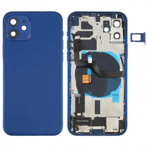Ensemble de couvercle arrière de batterie (avec touches latérales et sonnerie de haut-parleur et moteur et objectif de caméra et plateau de carte et bouton d'alimentation + bouton de volume + port de charge et module SH90LL545-36
