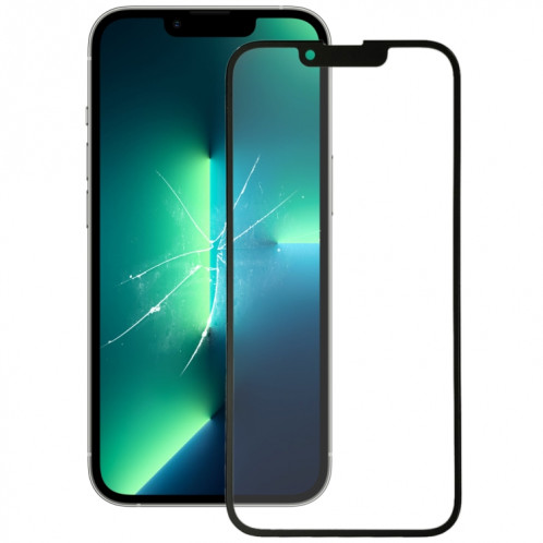 Lentille en verre extérieur à écran avant avec adhésif OCA optiquement clair pour iPhone 13 Pro SH0093380-36