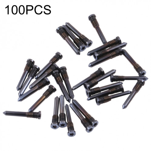 100 pcs Chargement des vis à port pour iPhone 13 mini (bleu) SH119L1682-34