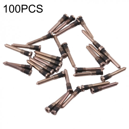 100 PCS Vis de port de charge pour iPhone 13 Pro Max (Gold) SH126J38-34