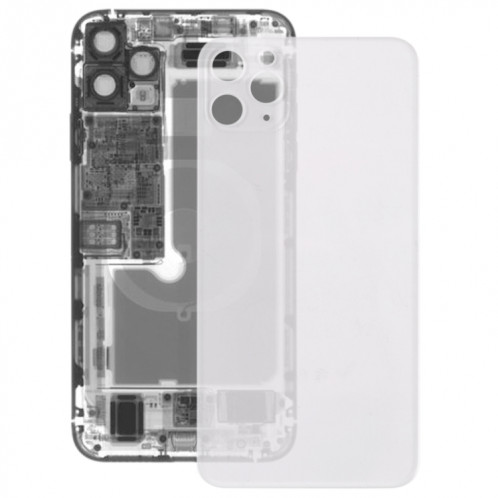 Cache arrière de batterie en verre transparent pour iPhone 11 Pro (transparent) SH014T1929-36