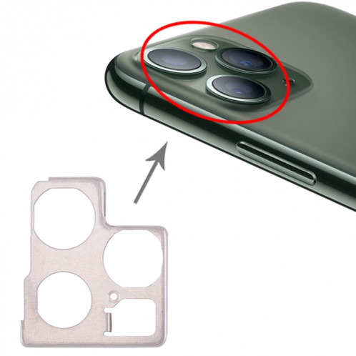 Support de fixation de caméra arrière pour iPhone 11 Pro / 11 Pro Max SH001814-35