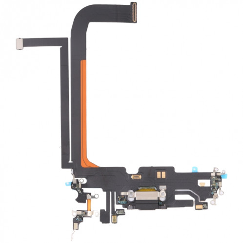 Pour iPhone 13 Pro Max câble flexible de port de charge (noir) SH011B1894-34