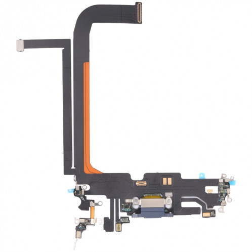 Pour iPhone 13 Pro Max câble flexible de port de charge (bleu) SH011L378-34