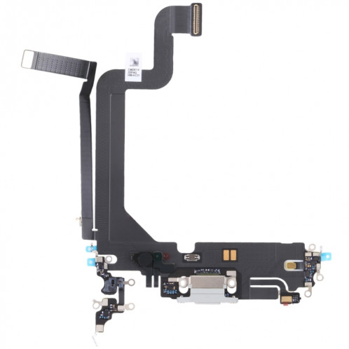 Pour iPhone 14 Pro Max câble flexible de port de charge d'origine (blanc) SH025W609-34