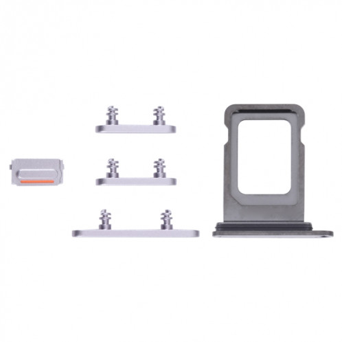 Plateau de carte SIM + plateau de carte SIM + touches latérales pour iPhone 14 Pro (Violet) SH060P1686-34