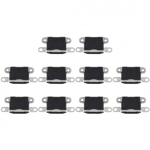 10 PCS Connecteur de Port de Charge pour iPhone 5 / 5S (Noir) SH530B105-34