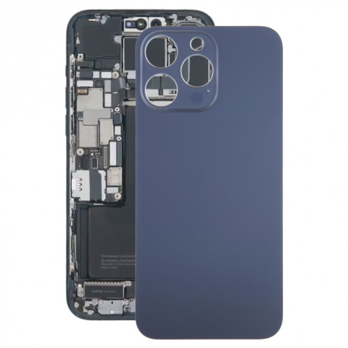 Pour iPhone 15 Pro Couvercle arrière de la batterie en verre (Bleu) SH17LL1448-37