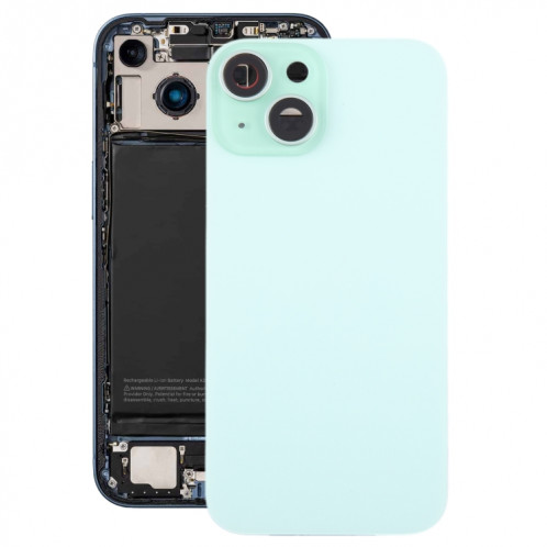 Pour iPhone 15 Plus Couvercle arrière de batterie en verre avec couvercle d'objectif d'appareil photo SH85GL647-37