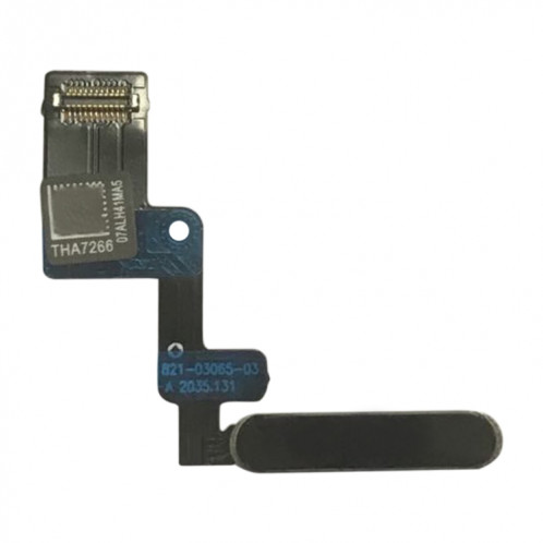 Bouton d'alimentation Câble d'empreinte digitale pour iPad Air 2020 10,9 / AIR 4 A2324 A2072 A2325 (Noir) SH889B1717-34