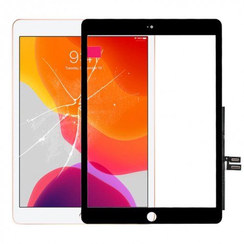 Écran tactile pour iPad 10,2 pouces / iPad 7 (noir) SH461B1032-36