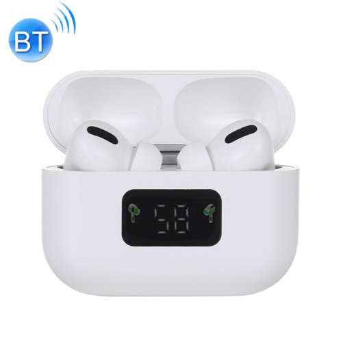 Écouteur Bluetooth sans fil i58 TWS Bluetooth 5.0 Touch pour système IOS, avec boîte de charge d'attraction magnétique et affichage numérique intelligent, prise en charge Siri (blanc) SH141W1613-39