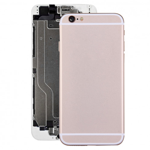 iPartsBuy pour iPhone 6 pleine couverture arrière de logement avec le bouton de puissance et le bouton de volume câble de câble (or) SI065J498-36