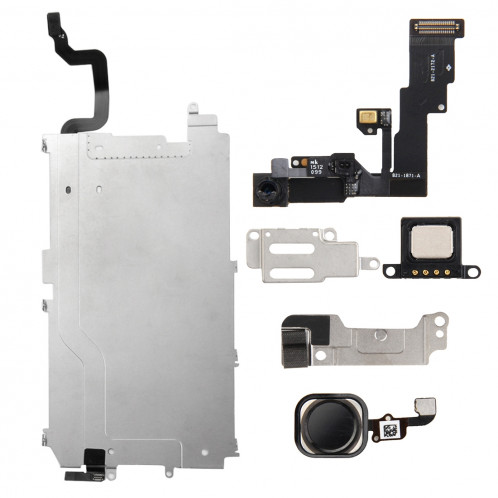 6 en 1 pour iPhone 6 accessoires de réparation LCD, ensemble de pièces (noir) SH094B721-34