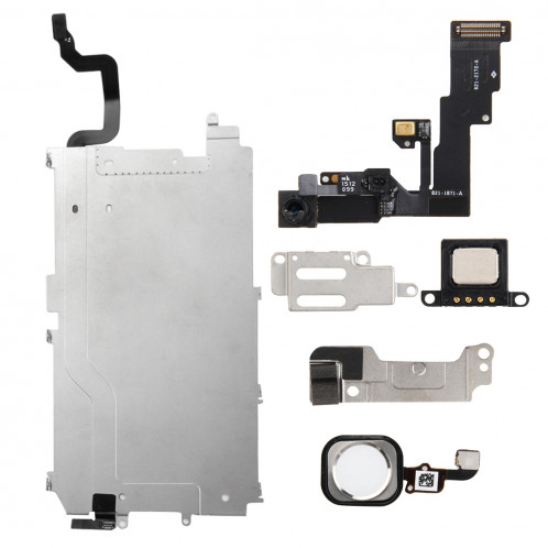 6 en 1 pour iPhone 6 accessoires de réparation LCD, ensemble de pièces (blanc) SH094W1335-34