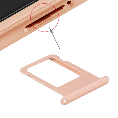 iPartsBuy pour le plateau de carte d'iPhone 6s Plus (or rose) SI32RG735-34