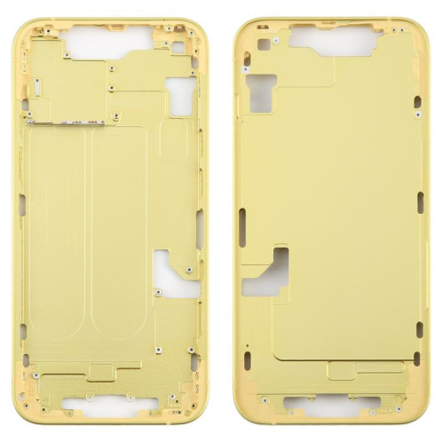 Cadre central pour iPhone 14 (jaune) SH171Y604-36