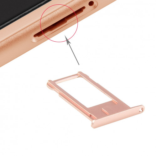 iPartsAcheter pour le bac à cartes iPhone 6 Plus (or rose) SI14RG1658-34