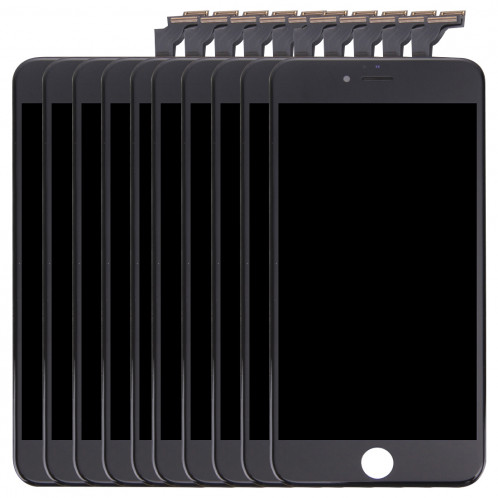 10 PCS iPartsAcheter 3 en 1 pour iPhone 6 Plus (LCD + Frame + Touch Pad) Assemblage de numériseur (Noir) S177BT403-39