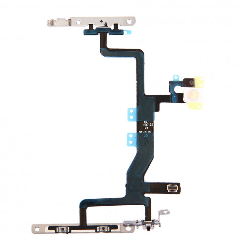 iPartsBuy for iPhone 6s Bouton d'alimentation et bouton de volume et câble Flexlight avec supports SI01841259-35