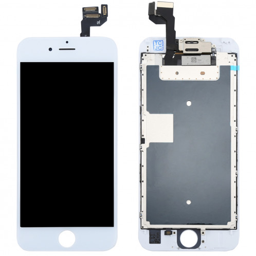 iPartsBuy 4 en 1 pour iPhone 6s (caméra frontale + LCD (Century) + cadre + pavé tactile) Assemblage de numériseur (blanc) SI401W1751-36