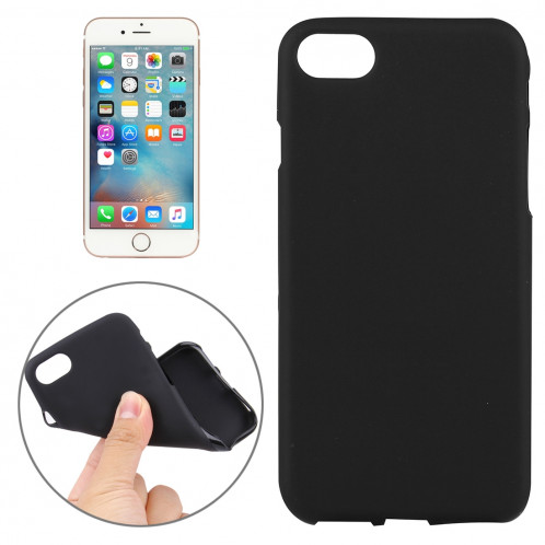 Pour étui de protection arrière en TPU couleur unie pour iPhone 8 et 7 (noir) SP056B1548-37