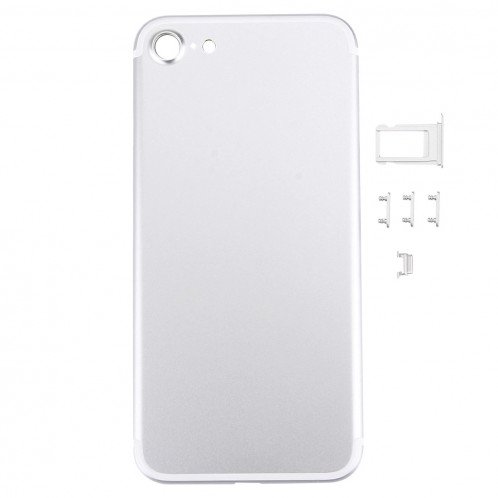 iPartsAcheter 5 en 1 pour iPhone 7 (couverture arrière + porte-cartes + touche de contrôle du volume + bouton d'alimentation + touche de vibreur interrupteur muet) couvercle du boîtier Assemblée complète SI471S622-38