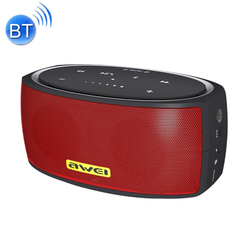 Haut-parleur Bluetooth sans fil portable awei Y210 V4.2 avec basse améliorée, prise en charge des cartes NFC / TF / AUX (rouge) SA212R1757-311