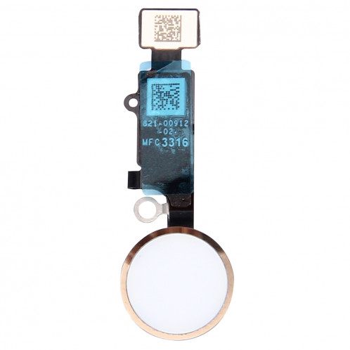 Bouton principal pour iPhone 7, identification d'empreinte digitale non prise en charge (or) SH129J377-35
