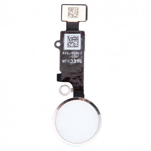 Bouton principal, identification d'empreinte digitale non prise en charge pour iPhone 7 (argent) SH129S1475-35