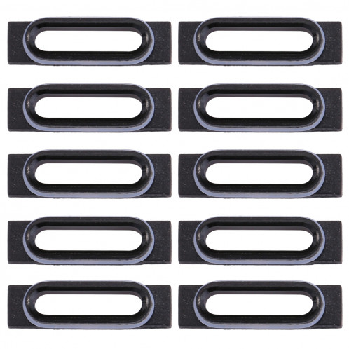 10 PCS iPartsAcheter pour les supports de retenue de port de recharge iPhone 7 (noir) S1720B1812-35