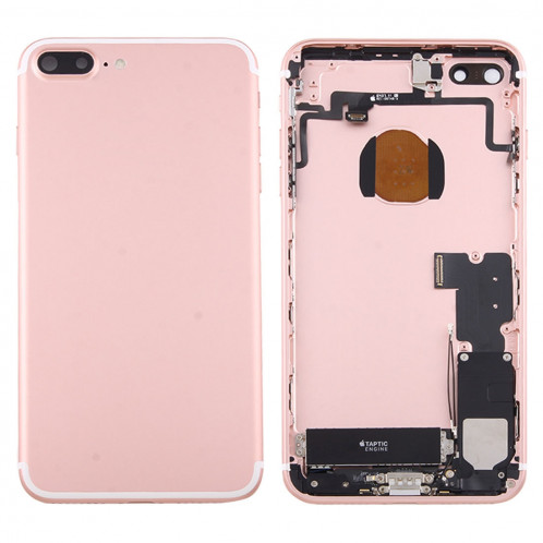iPartsAcheter pour iPhone 7 Plus Batterie couvercle arrière avec plateau de carte (Rose Gold) SI2RGL1496-36