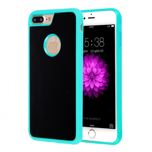 Pour iPhone 8 Plus & 7 Plus Anti-Gravity Magical Nano-Aspiration Technologie Sticky Selfie Étui de protection (Vert) SH718G1799-310